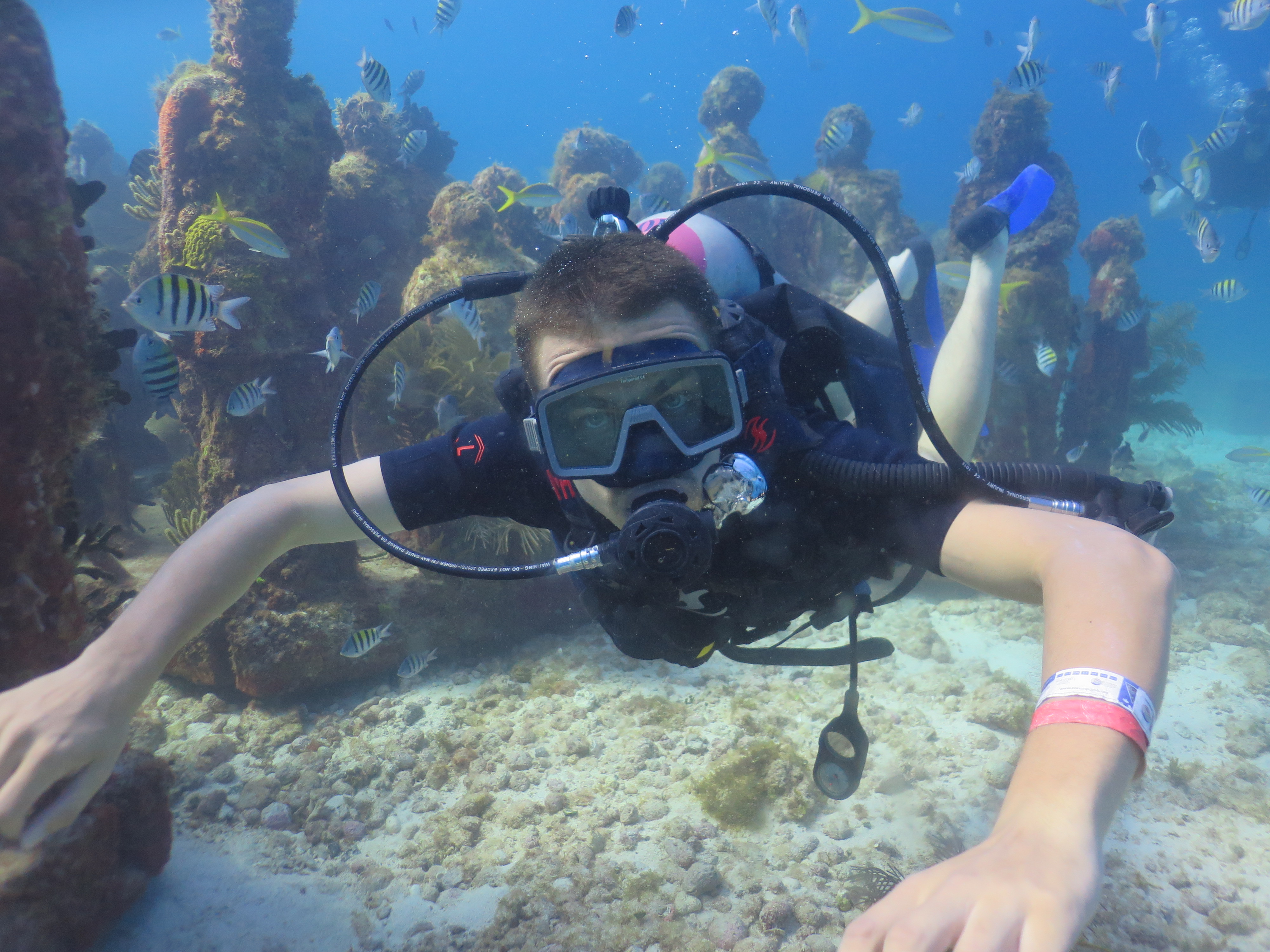 podwodne muzeum w Cancun